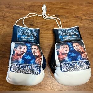 Manny Pacquiao Vs Margarito Boxing Gloves 2010 NAZO USA RARE 100% Authentic